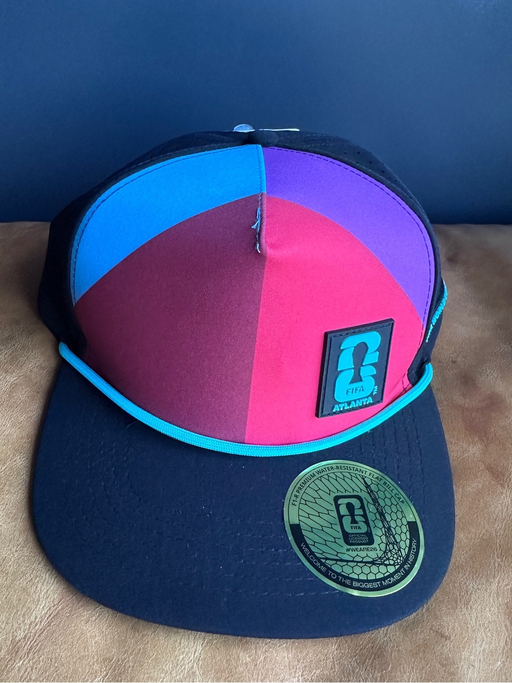 Official FIFA World Cup 26 Colorblock Snapback Hat - Atlanta host city
